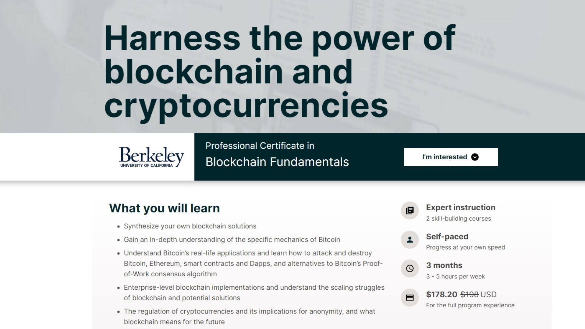 blockchain certification courses